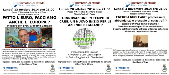 Eventi dell'autunno 2014