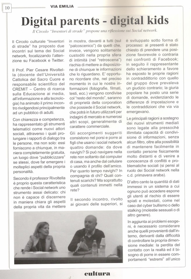 Social Network - Via Emilia - 1