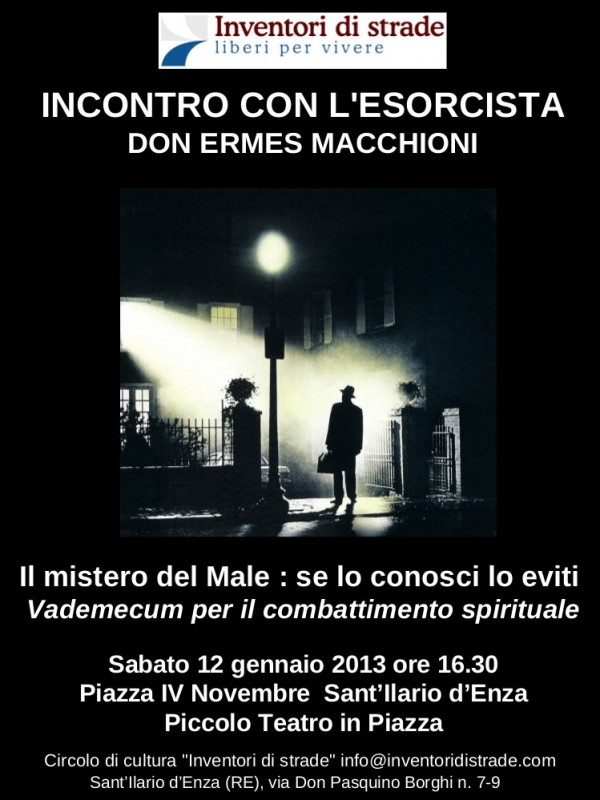 Incontro con l'esorcista - 12 gennaio 2013