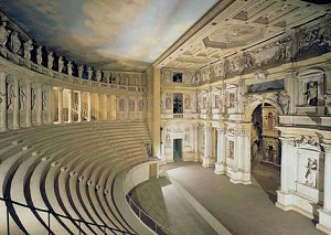 Interno del Teatro Olimpico