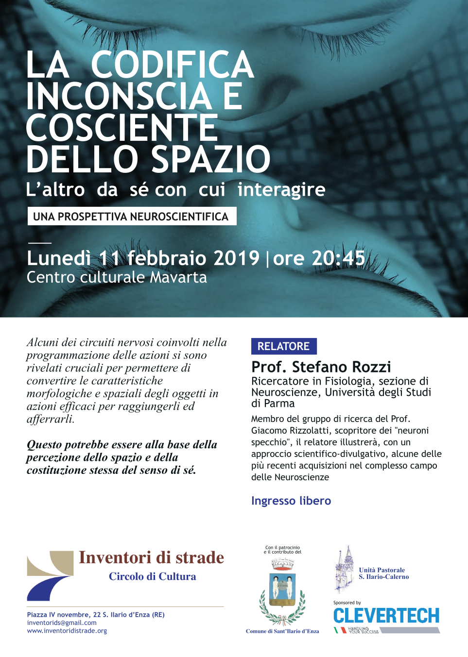 LA CODIFICA INCONSCIA E COSCIENTE DELLO SPAZIO: l’altro da sé con cui interagire. Una prospettiva neuroscientifica.