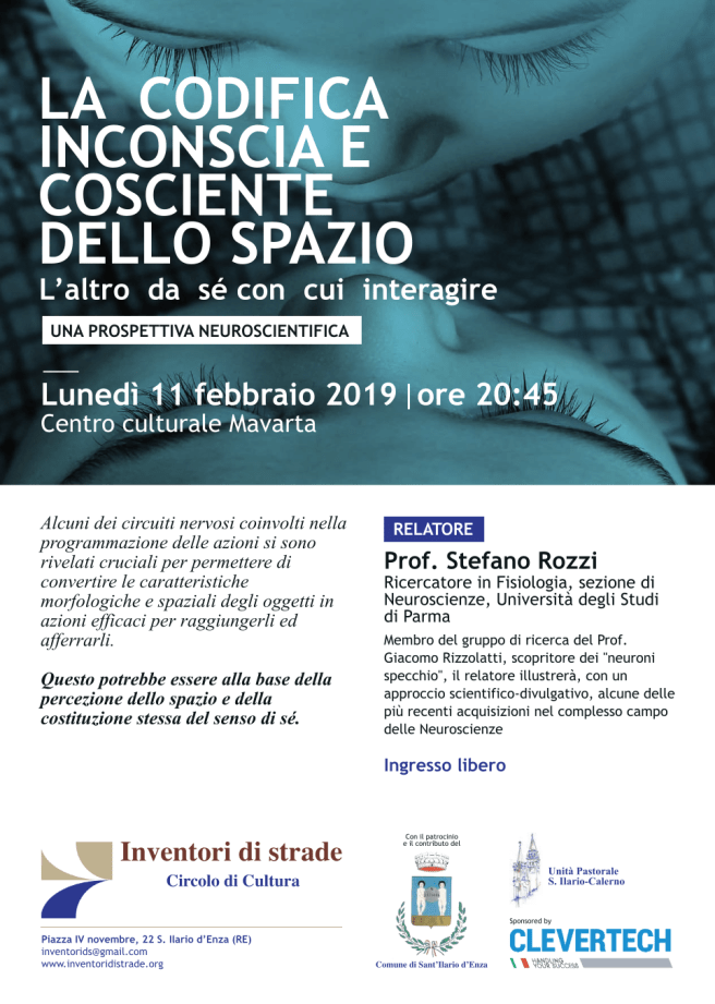 LA CODIFICA INCONSCIA E COSCIENTE DELLO SPAZIO: l’altro da sé con cui interagire. Una prospettiva neuroscientifica.